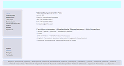 Desktop Screenshot of dr-feix.com